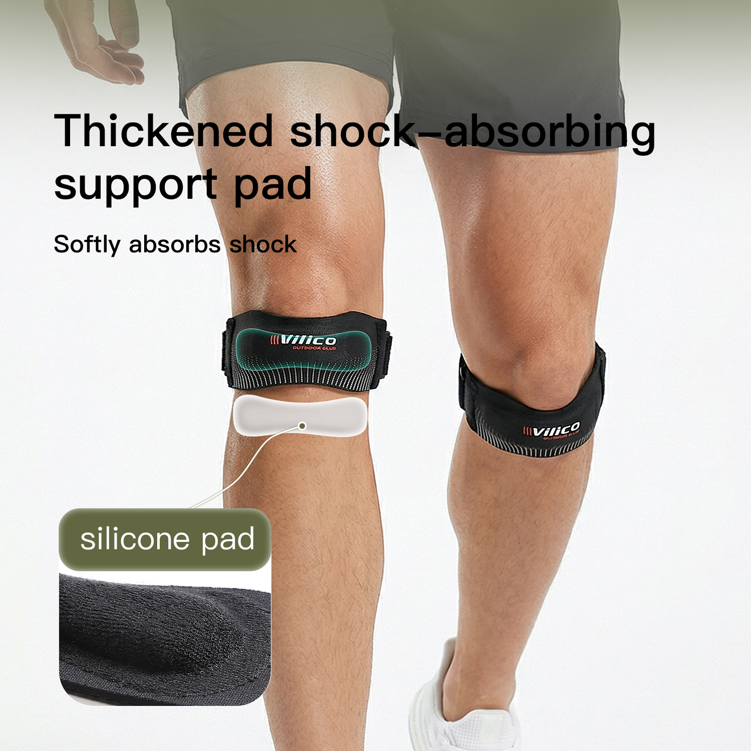 Compression Sleeve Calf - 1PC 銅製膝ブレース 関節炎の痛みを軽減するためのサポート用 - 銅製膝スリーブ 膝の痛み用の圧縮スリーブ