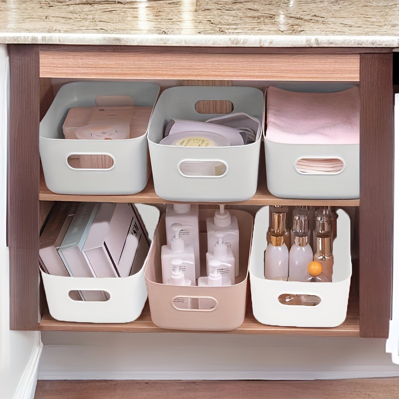Sock Organizer Tray - 引き出し用の長いプラスチック製オーガナイザーボックス – キッチン、デスク、化粧品、雑貨、靴下などに最適