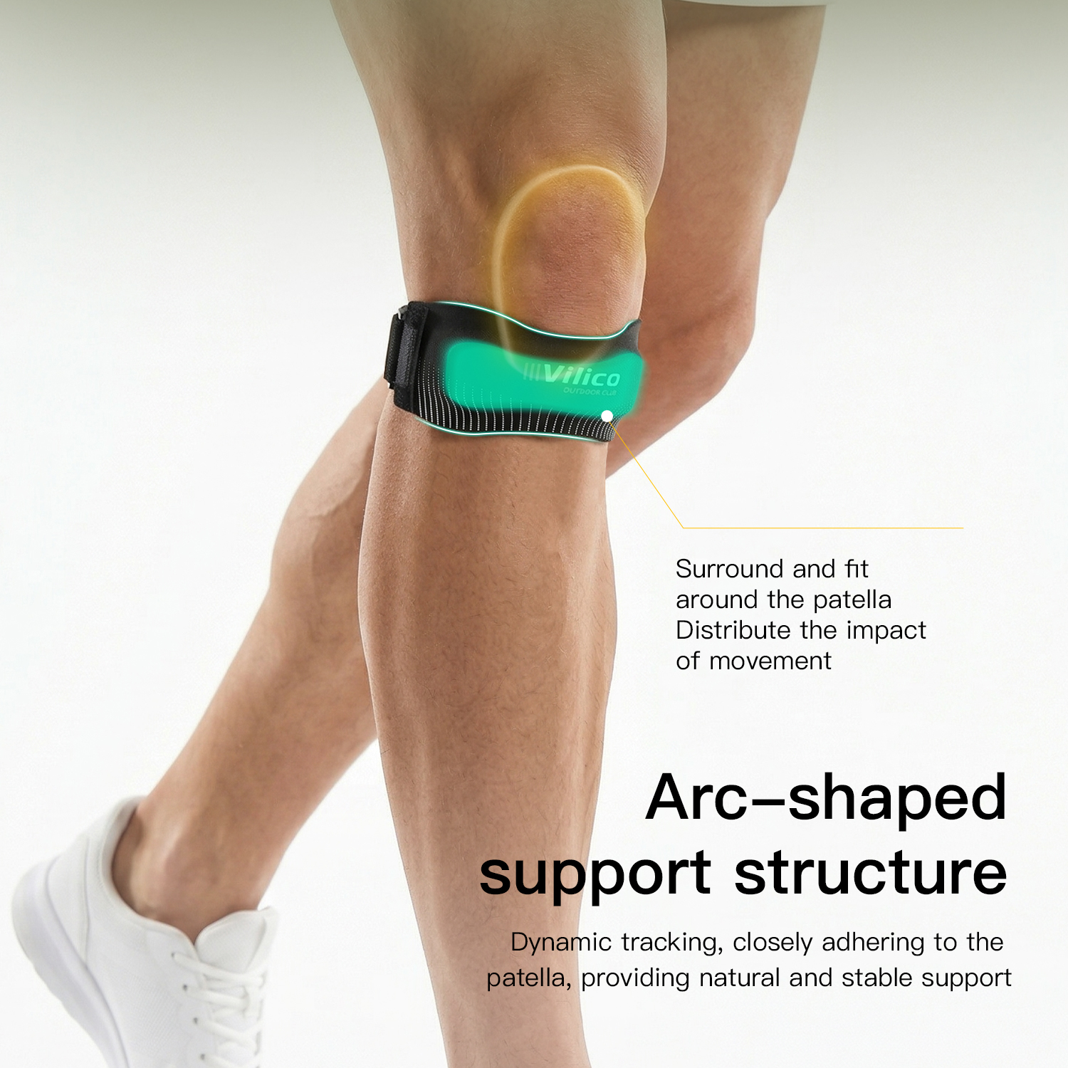 Compression Sleeve Calf - 1PC 銅製膝ブレース 関節炎の痛みを軽減するためのサポート用 - 銅製膝スリーブ 膝の痛み用の圧縮スリーブ