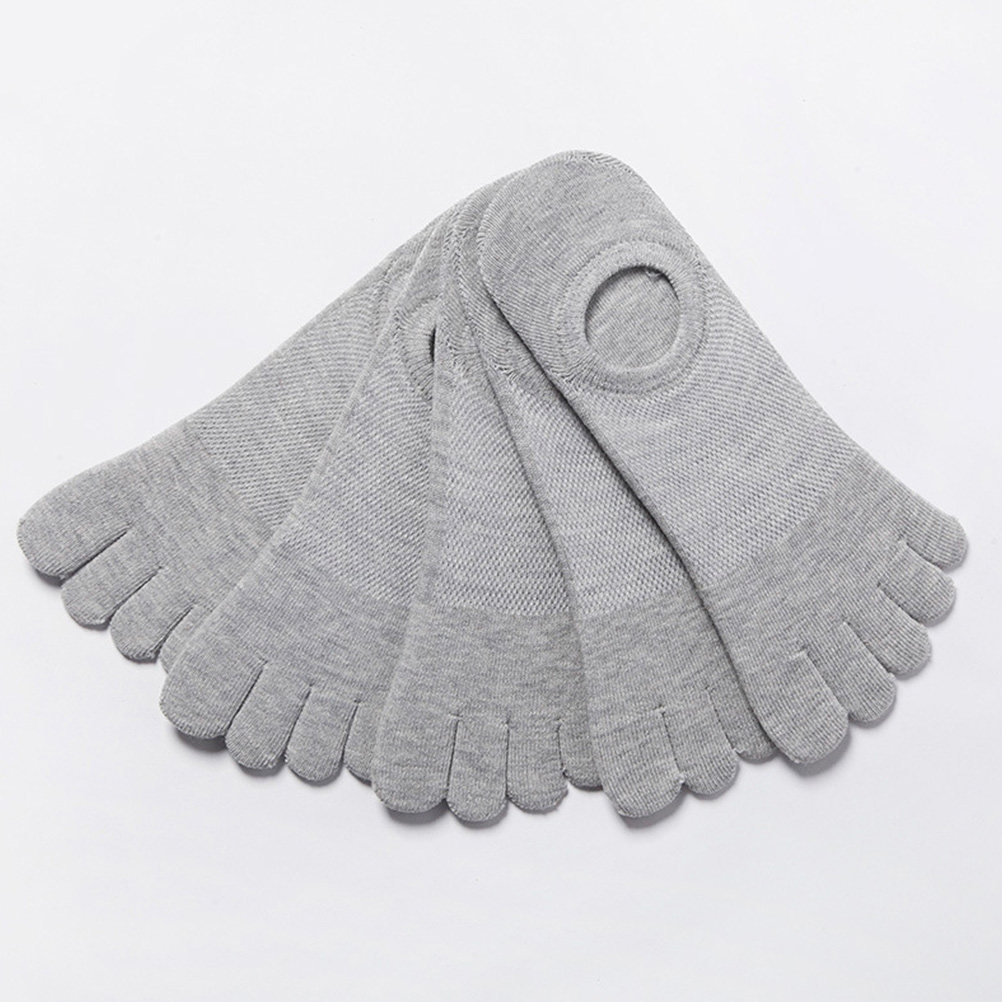 Invisibility Sock Loafer - 5足組 メンズ ローカット 通気性 ボートソックス コットン