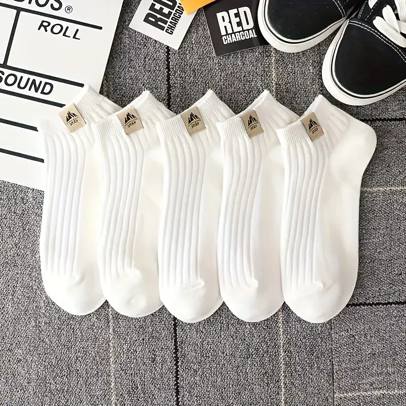 No Show Sock Women - 5/10 ペアのメンズアウトドアスポーツフィットネスカジュアルソックス、快適で柔らかい足首用女性用目に見えない汗吸収ソックス