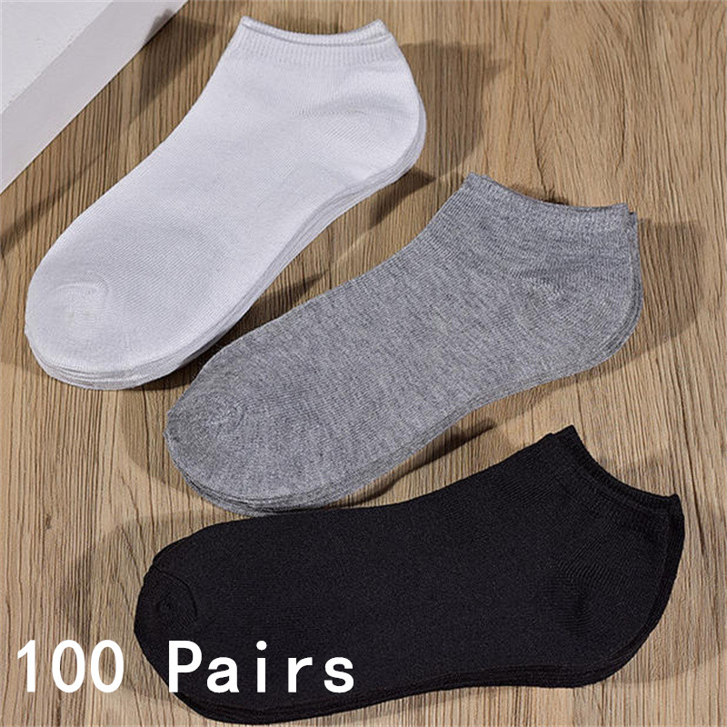 Ankle Sock Low Cut - 卸売 50/100足入り インビジブル ローカット アンクルソックス 男女兼用