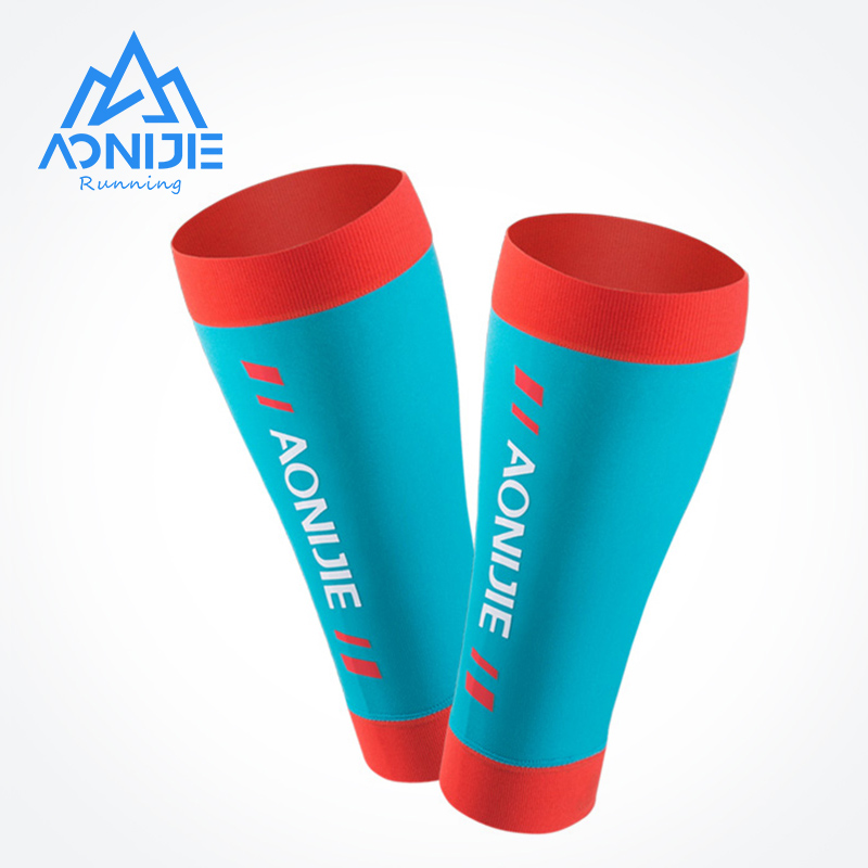 Compression Sleeve Calf - AONIJIE E4405 ニット圧縮脚ふくらはぎスリーブソックスすねスプリントサポート救済ランニングジョギングマラソンハイキングサッカー