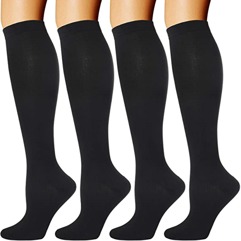 Compression Sock Medical - S-XXL 圧縮靴下男性女性フライト旅行弾性チューブナース浮腫妊娠中の静脈瘤ハイキングランニングマラソン靴下