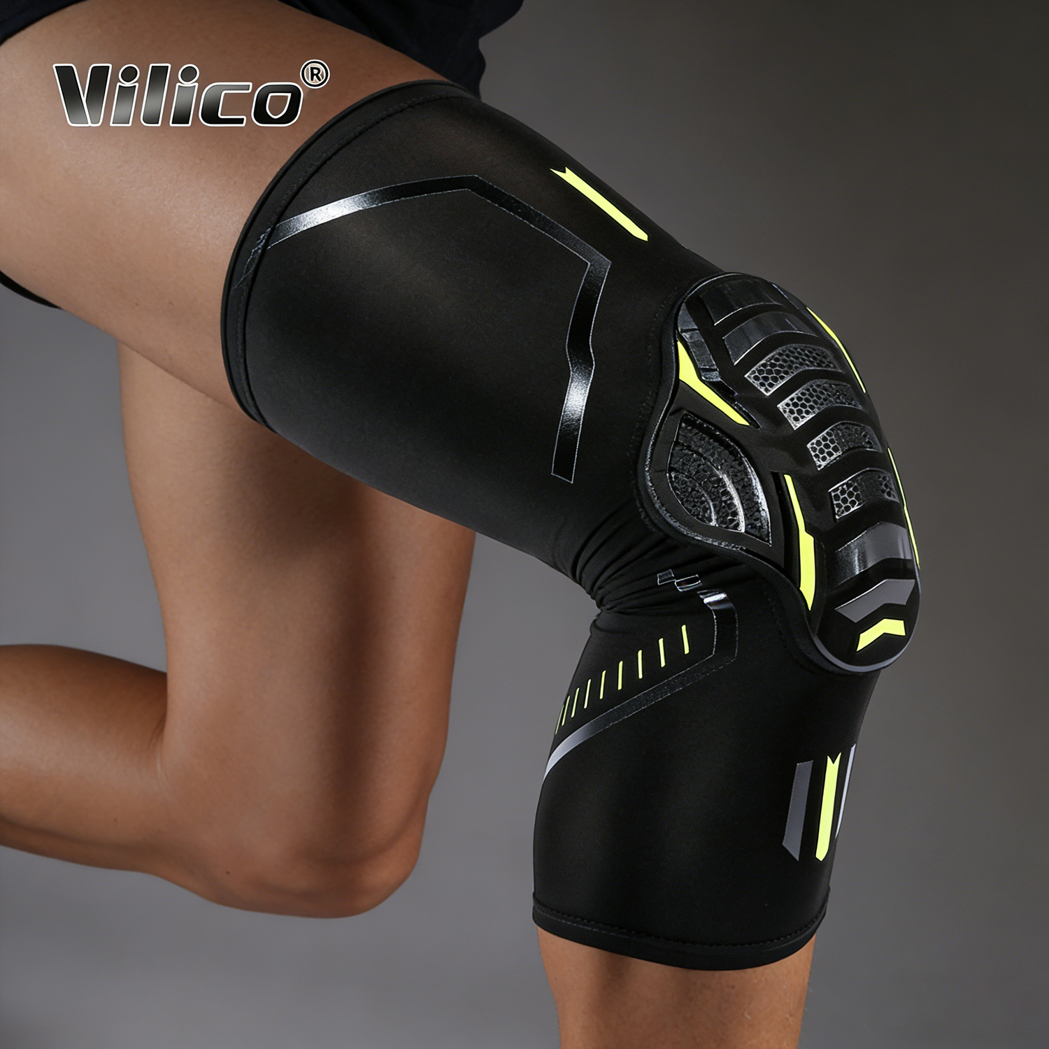Compression Sleeve Calf - 膝用サポーター 圧縮膝サポーター 耐衝撃膝パッド ランニング用膝スリーブ 関節炎の痛み緩和 男女兼用