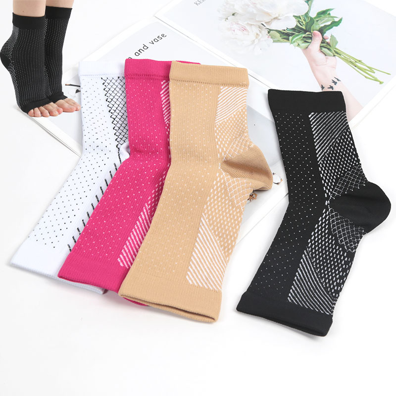 軽減足首関節サポートユニセックス圧力ソックスファッショナブル - Ankle Brace Sock のレビューと価格
