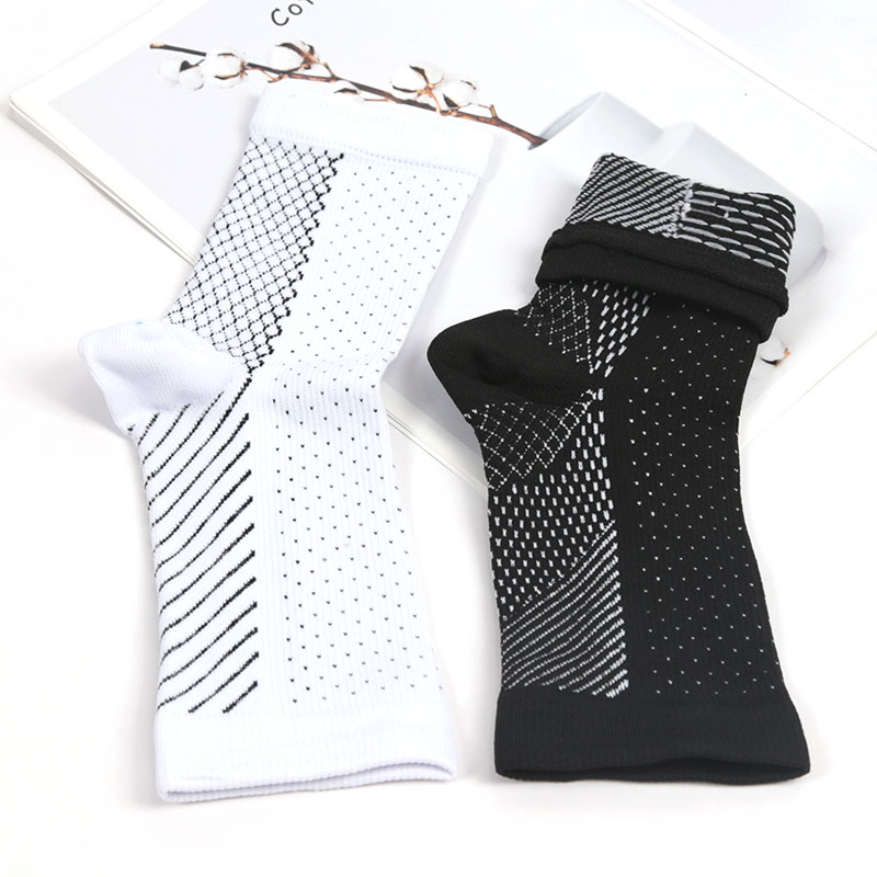 軽減足首関節サポートユニセックス圧力ソックスファッショナブル - Ankle Brace Sock のレビューと価格