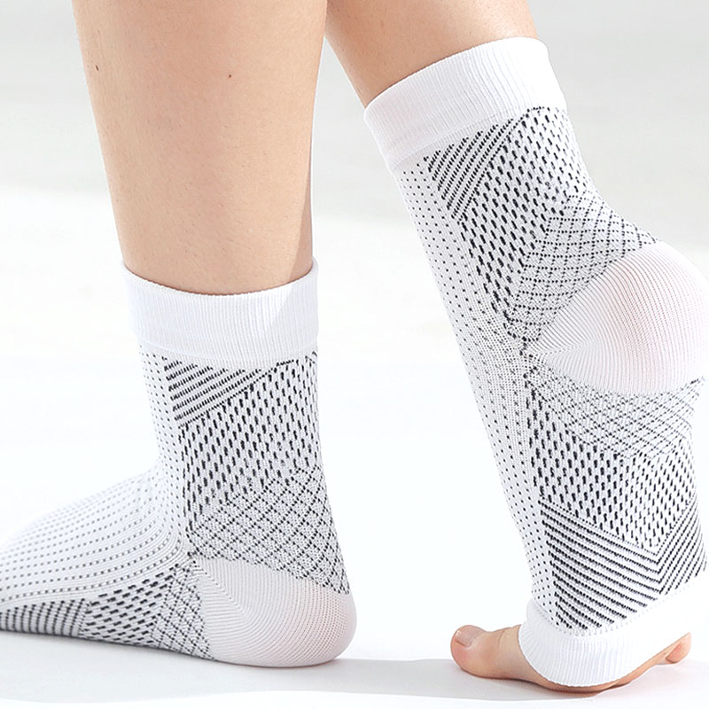 軽減足首関節サポートユニセックス圧力ソックスファッショナブル - Ankle Brace Sock のレビューと価格
