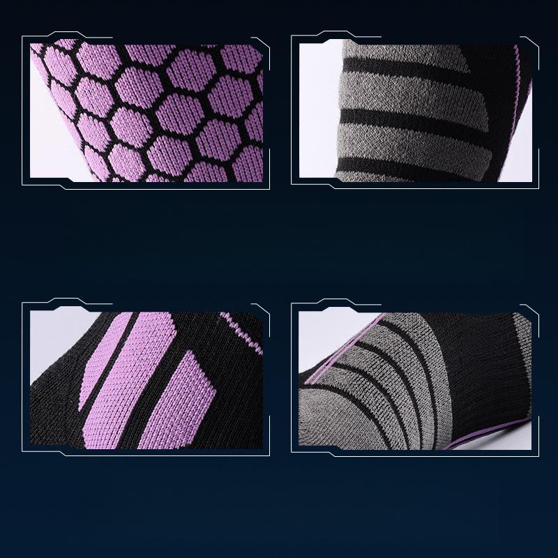 1 ペア熱冬綿男性女性スキーソックス高弾性スポーツソックスス - Thermal Sock Winter のレビューと価格
