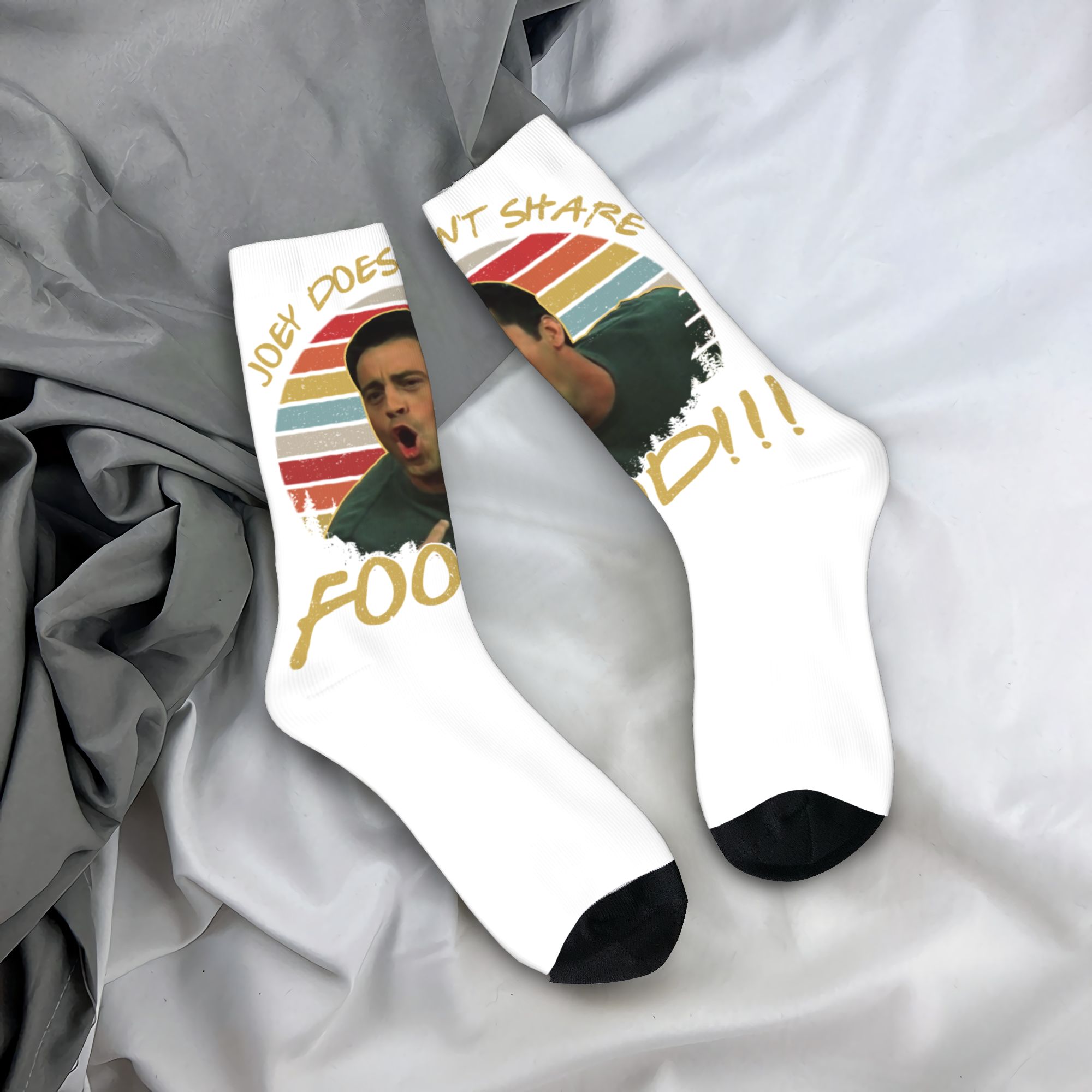 カスタムフレンズテレビ番組男性女性クルーソックスユニセックス - No Show Sock Women のレビューと価格