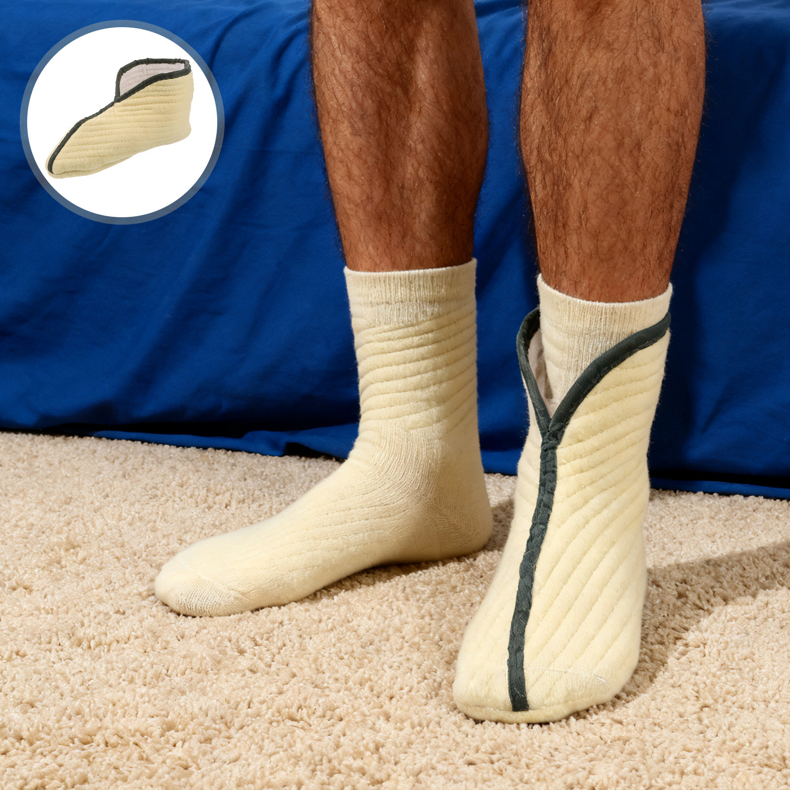 2 ペア冬用スキーブーツソックス厚いウールライナー断熱サーマ - Wool Hiking Sock のレビューと価格