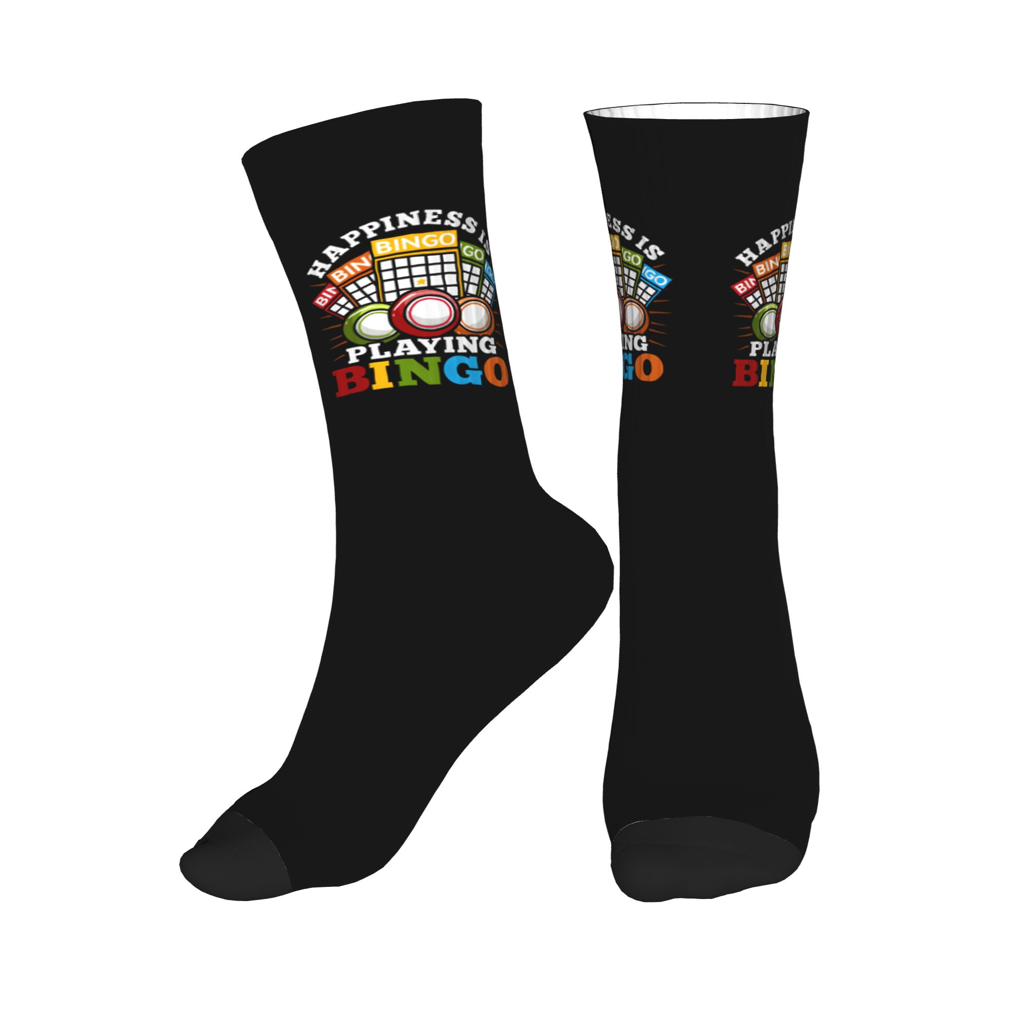 ホットゲームビンゴドレスソックスメンズレディース暖かいファッ - Dress Sock Men のレビューと価格