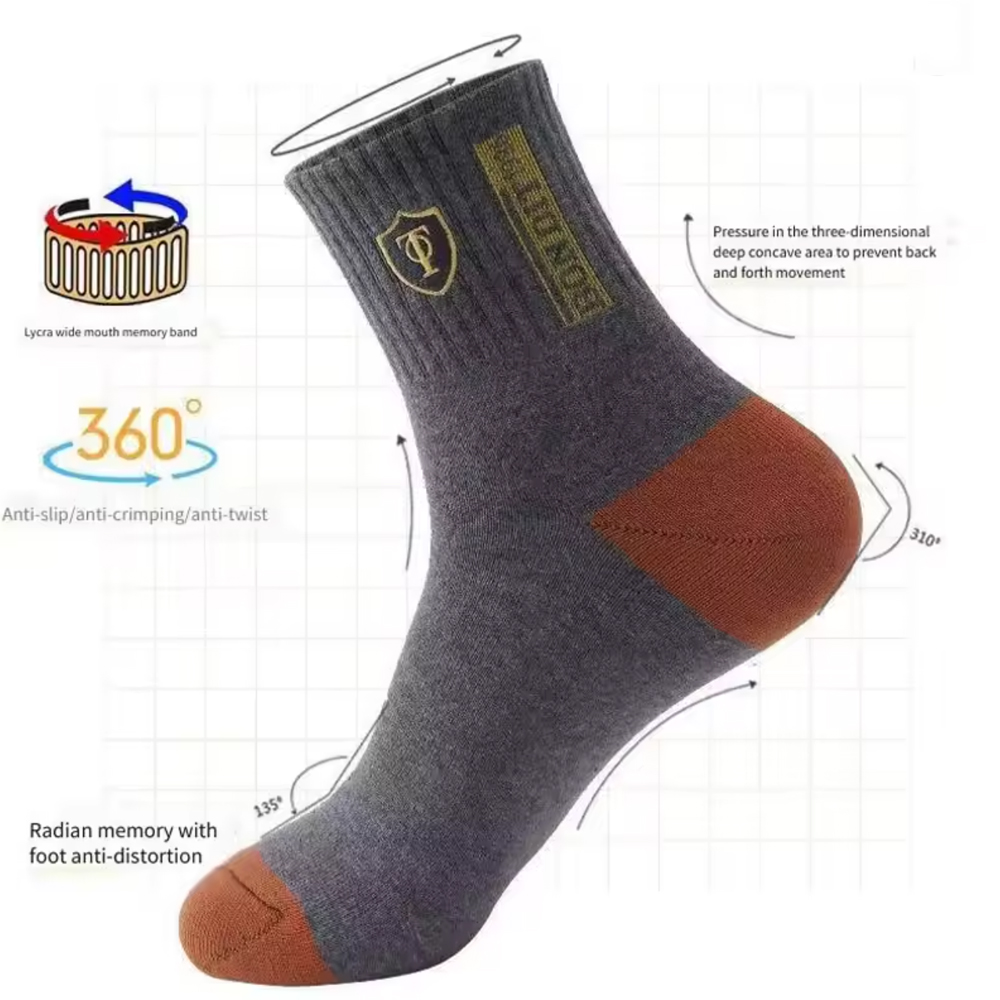 メンズ5/10足組プレミアムサーマルクルーソックス ソフトで - Cotton Crew Sock Pack のレビューと価格