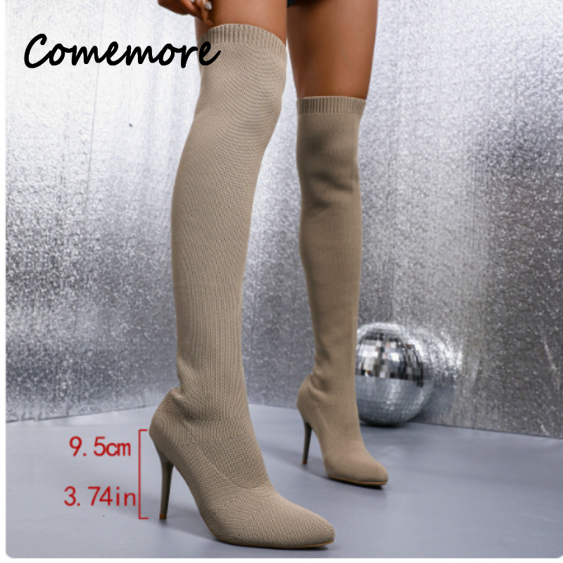 Comemore レディース 2026 春秋新作 ニットニー - Knee High Sock Women のレビューと価格