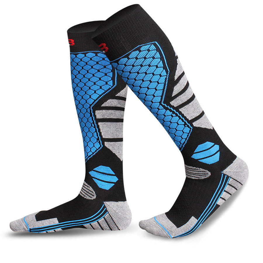 ユニセックススノーボードソックス男性女性ニーハイ冬用保温ソッ - Thermal Sock Winter のレビューと価格