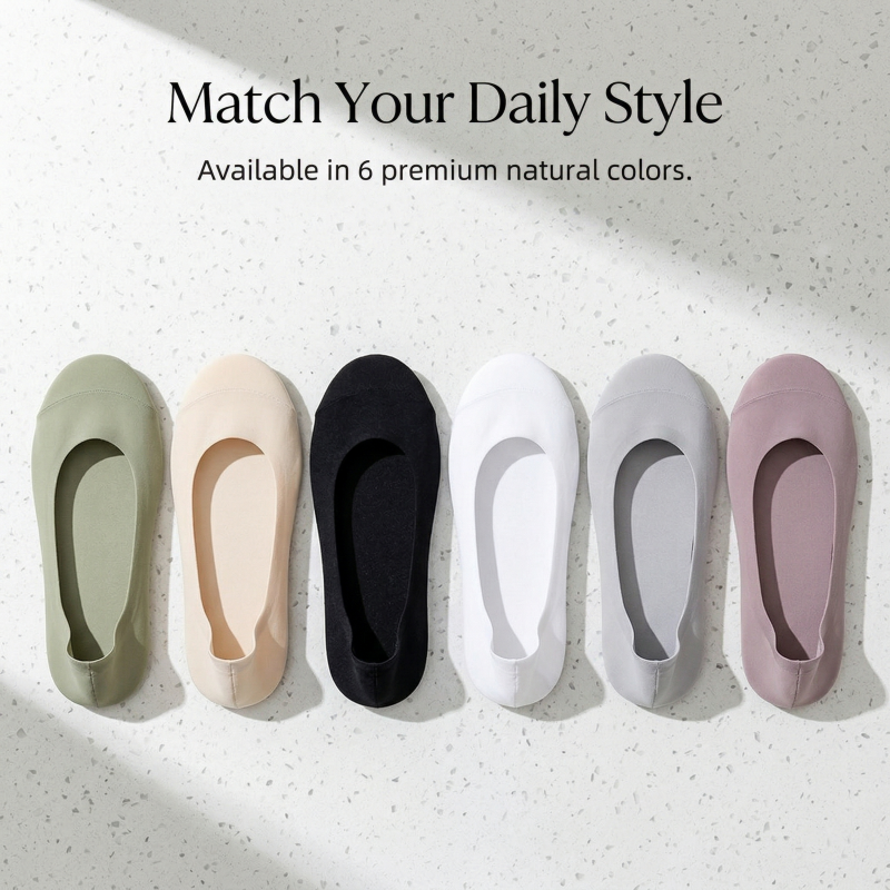5足セット 滑り止め付き女性用インビジブルボートソックス シ - Invisibility Sock Loafer のレビューと価格