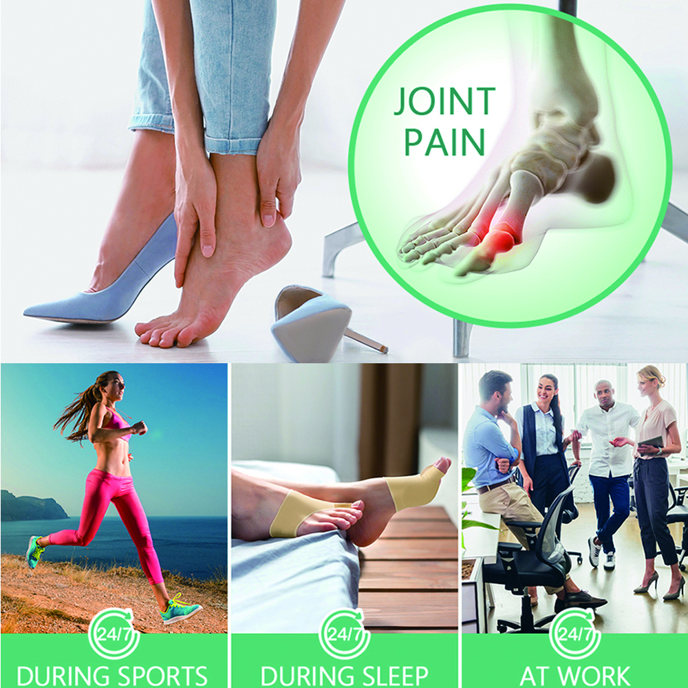 つま先セパレーター 外反母趾 外反母趾矯正矯正器具 足の骨  - Ankle Brace Sock のレビューと価格