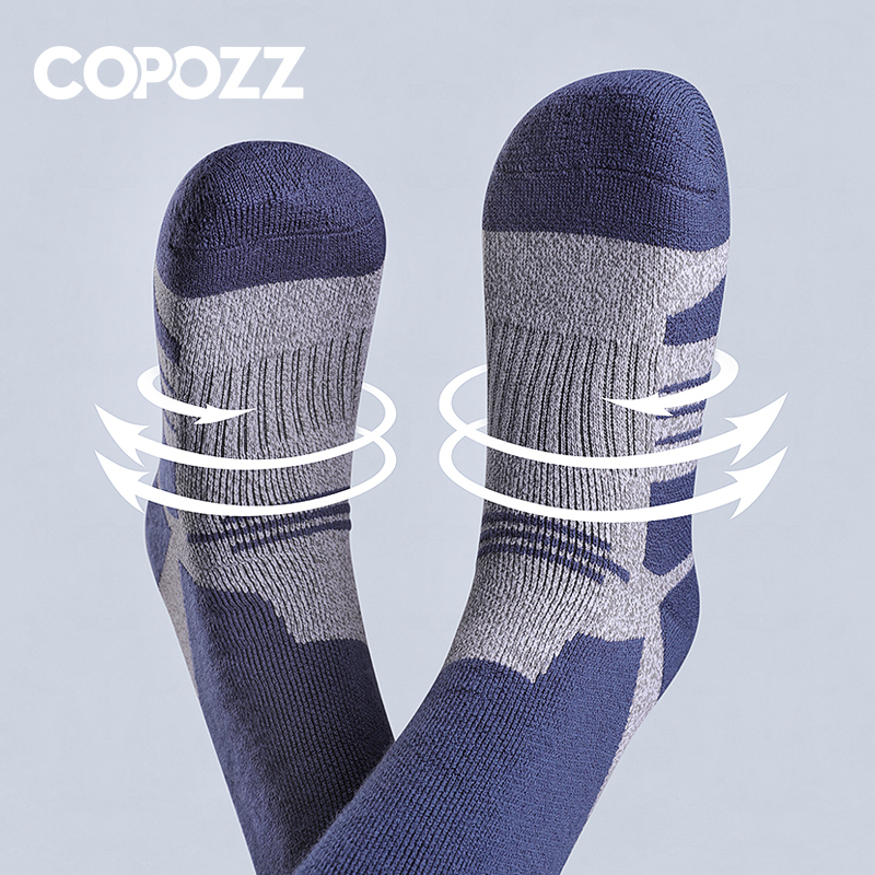 COPOZZ 冬男性女性サーマルスキーソックス暖かいウールサ - Thermal Sock Winter のレビューと価格