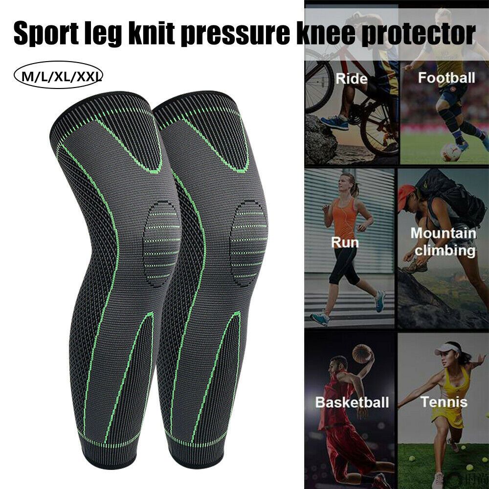 膝サポートブレース圧縮、長いフルレッグスリーブ、関節炎ランニ - Compression Sleeve Calf のレビューと価格
