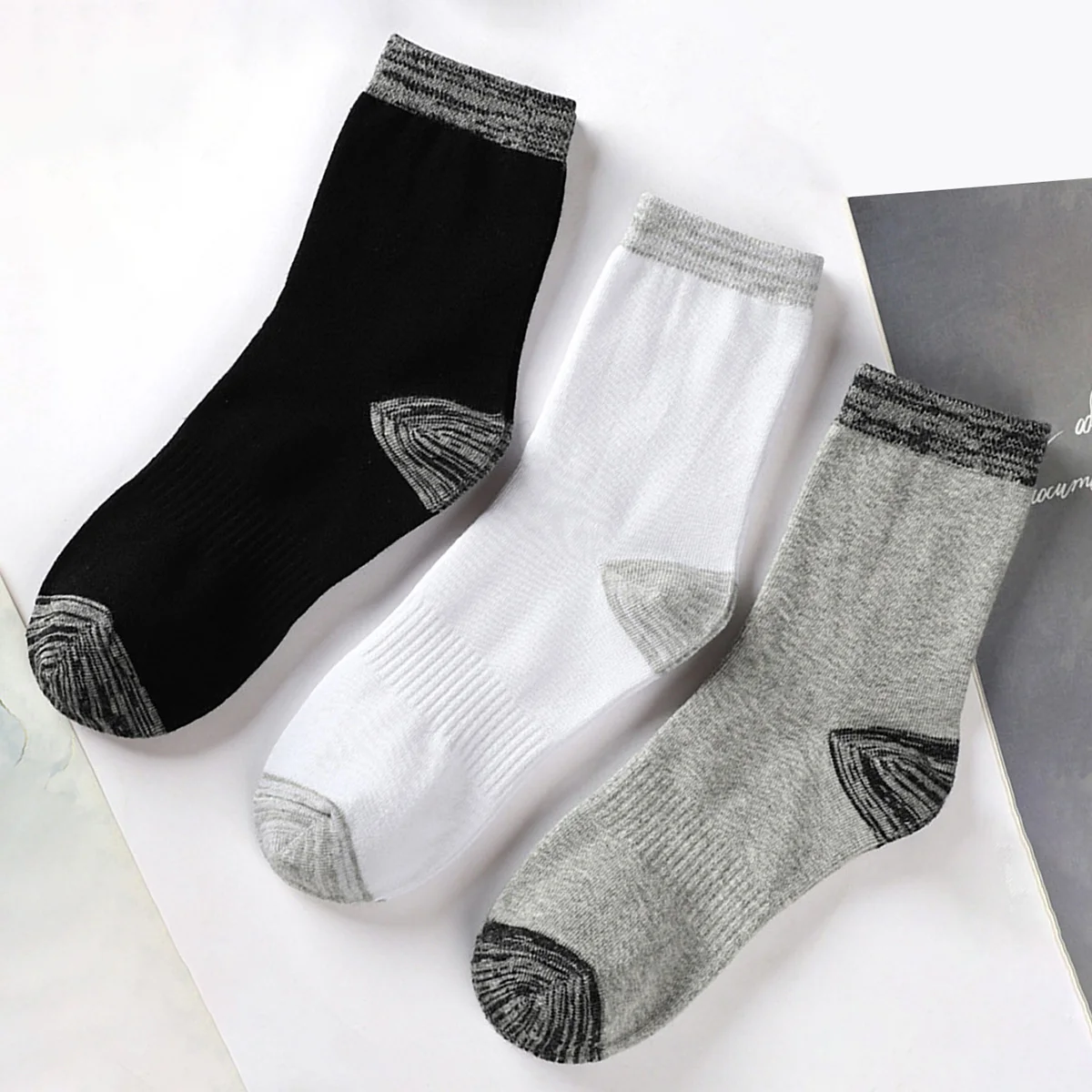 1/5 ペア メンズ アスレチック ソックス スポーツ ラン - Athletic Sock Cushion のレビューと価格