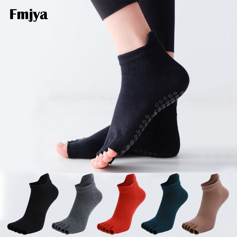 ハーフトゥの滑り止めヨガソックス,通気性のある柔らかい綿,滑 - Grip Sock Yoga のレビューと価格