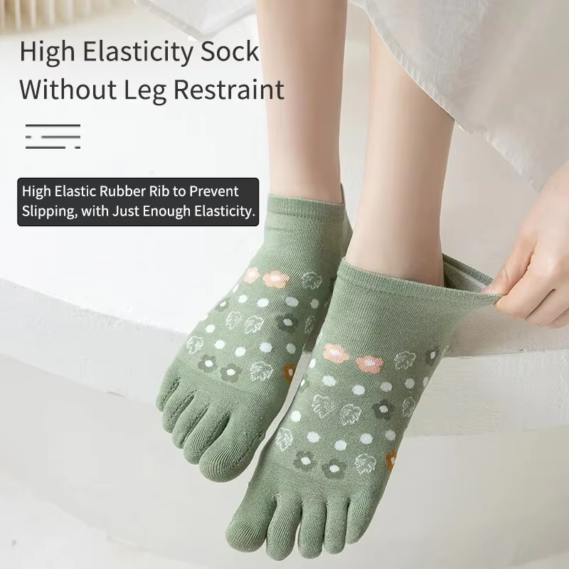 女性用春と夏のシーズンのかわいい、甘い、ファッショナブルなス - Toe Sock Split のレビューと価格