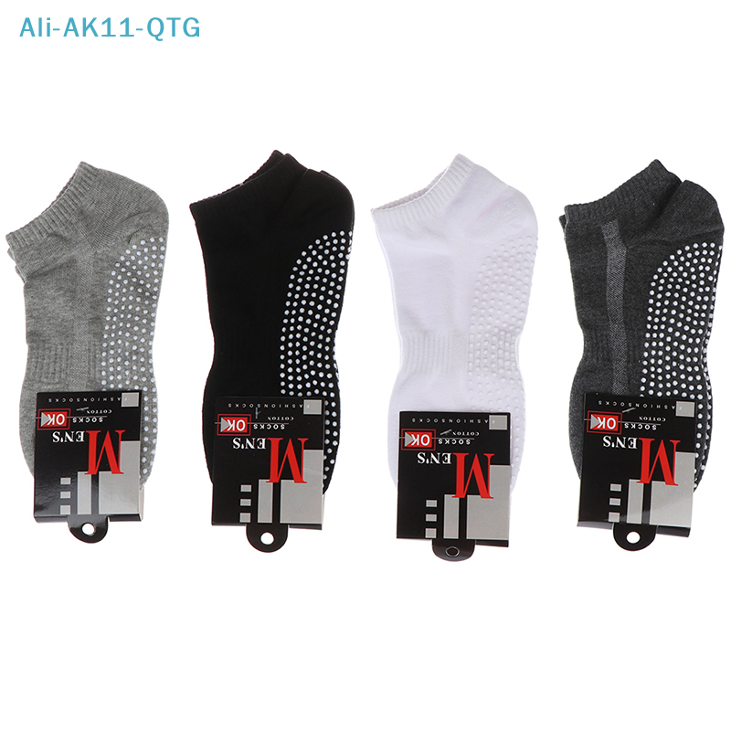 新しい 1 ペア高品質メンズコットンノンスリップヨガソックス - Grip Sock Yoga のレビューと価格