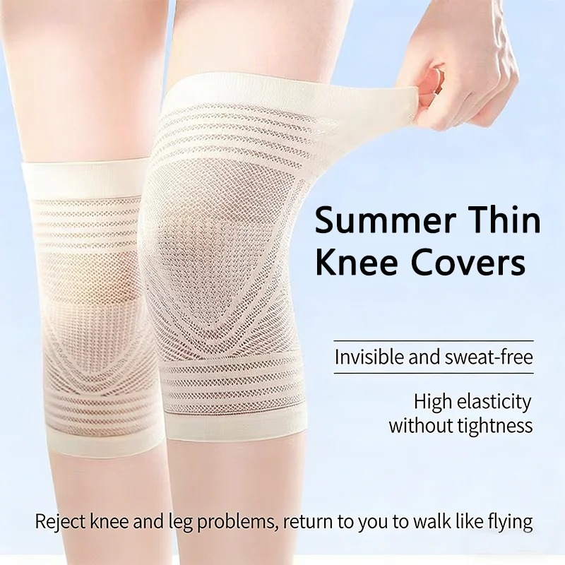 薄型通気性圧縮膝スリーブ滑り止め夏用エアコン膝ラップ関節サポ - Compression Sleeve Calf のレビューと価格