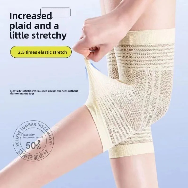 薄型通気性圧縮膝スリーブ滑り止め夏用エアコン膝ラップ関節サポ - Compression Sleeve Calf のレビューと価格