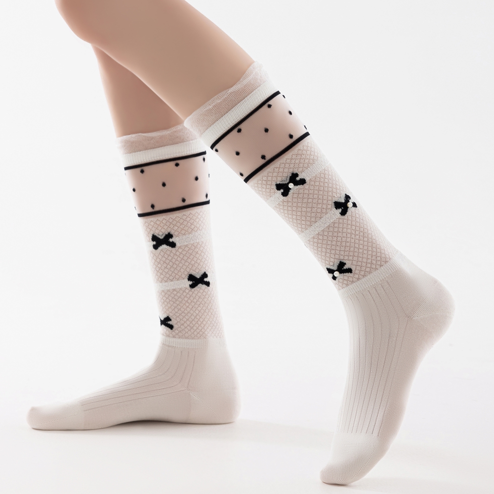 3 ペアのかわいい女性用靴下夏用薄いシルクレースソックス花柄 - Silk Sock Bamboo のレビューと価格