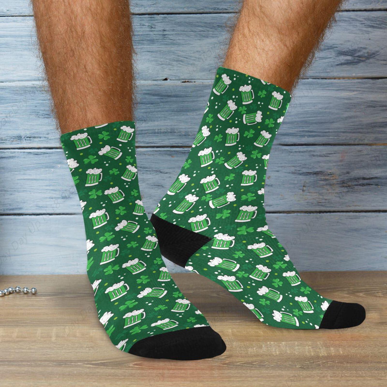 男性と女性のためのコットンカジュアルソックス,グリーンクロー - Cotton Crew Sock Pack のレビューと価格