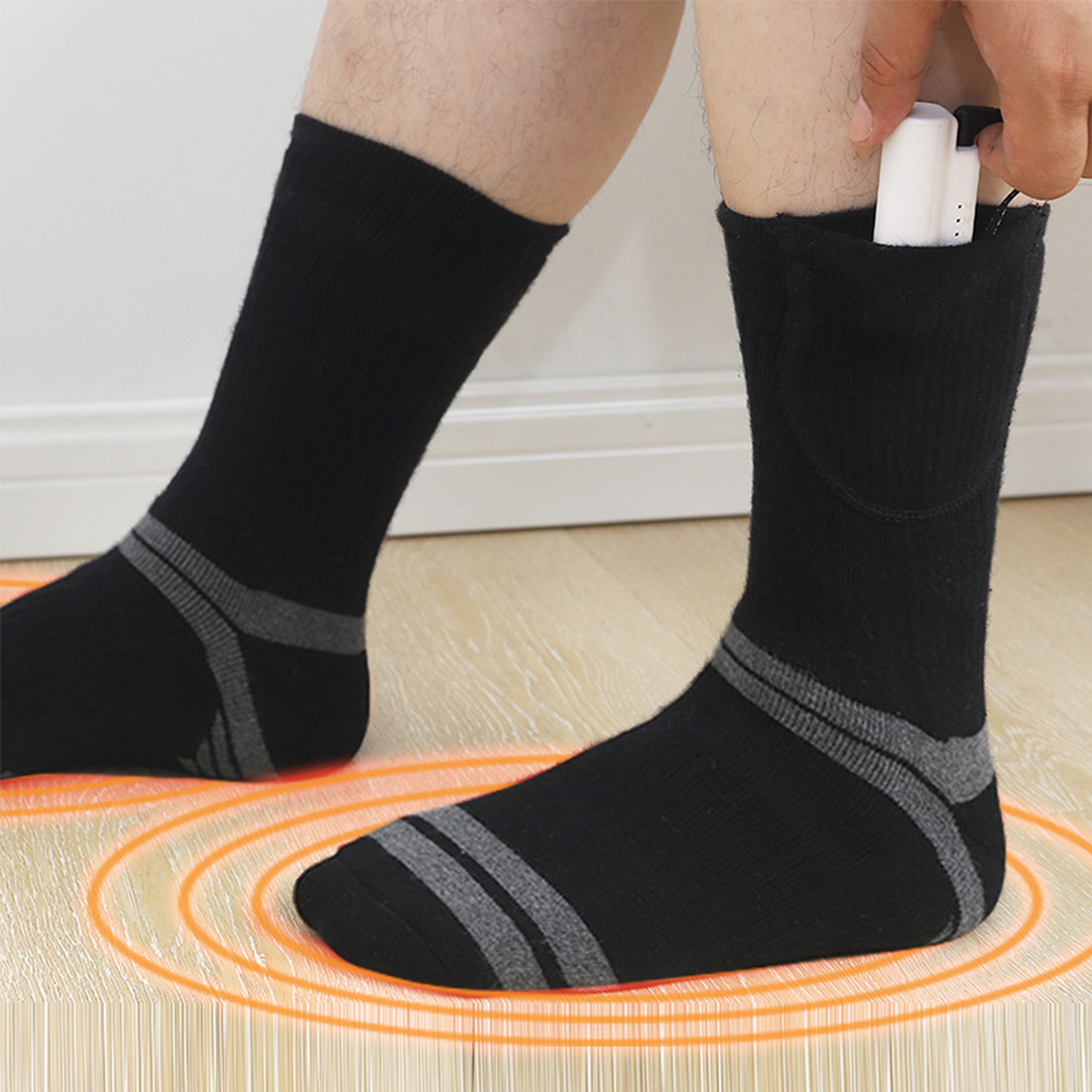 冬用電気加熱靴下 USB充電式サーマルヒーティングサーモソッ - Thermal Sock Winter のレビューと価格