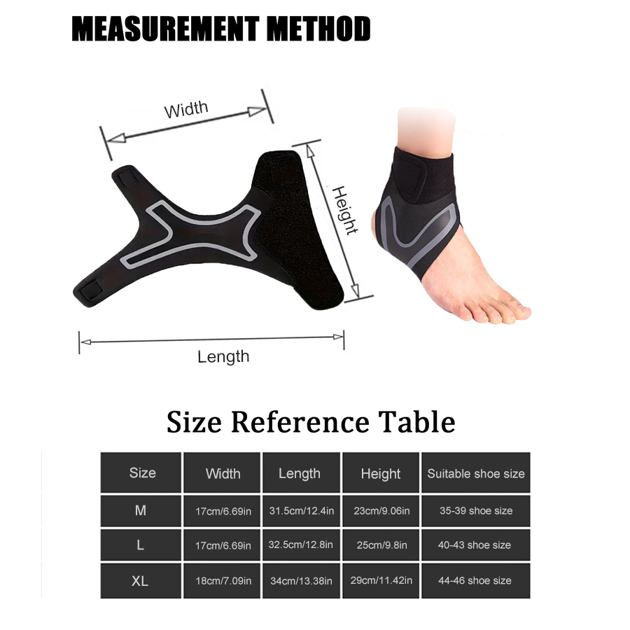 通気性のある足首サポーター、圧縮サポートスリーブ、保護ラップ - Ankle Brace Sock のレビューと価格
