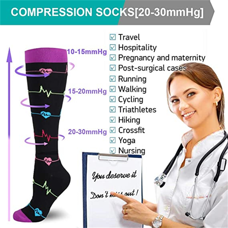 男女兼用コンプレッションソックス 男性と女性用 医療用 糖尿 - Compression Sock Medical のレビューと価格
