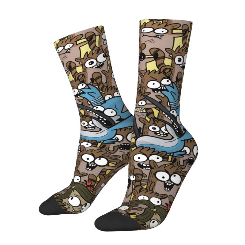 カスタム R-Regular Show ドレスソックス男性女 - Dress Sock Men のレビューと価格