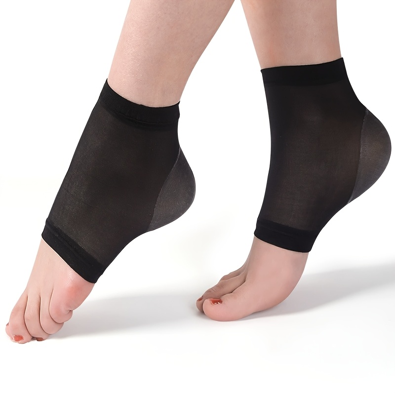 1 ペアのアップグレードされた高弾性通気性シリコンソックス、 - Ankle Brace Sock のレビューと価格