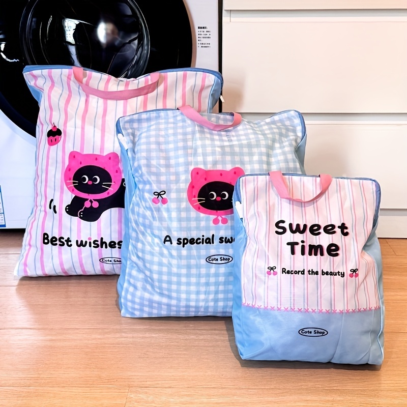 かわいい猫パンダランドリーバッグ、耐久性のあるポリエステル製 - Sock Organizer Tray のレビューと価格