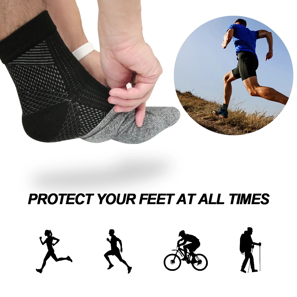 足首の圧迫,抗疲労,スポーツ,バスケットボール,アウトドアア - Ankle Brace Sock のレビューと価格