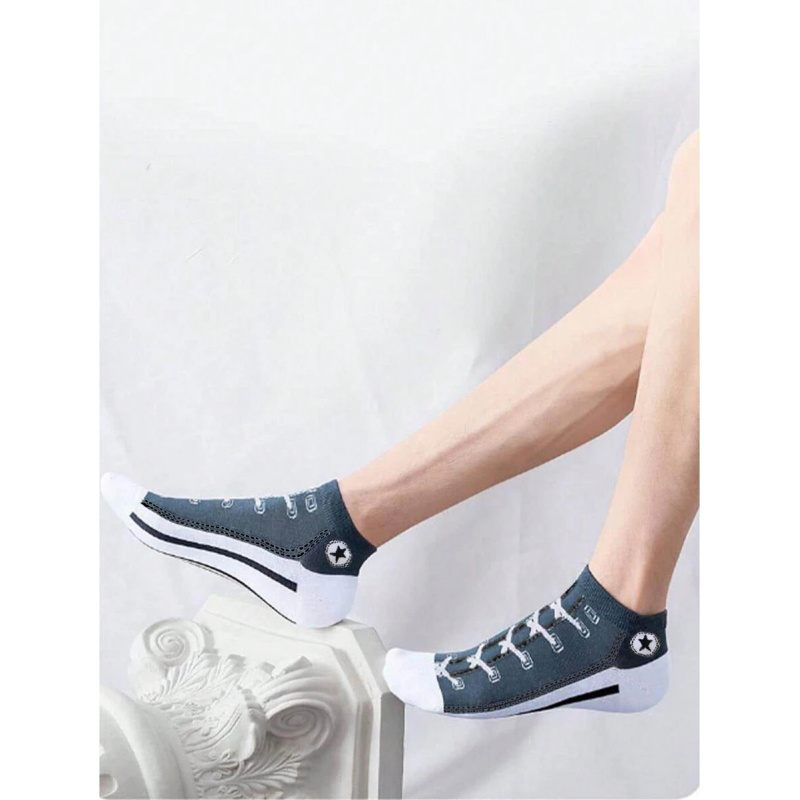 5/10足組 マルチカラー 通気性のあるローカットアンクルソ - Ankle Sock Low Cut のレビューと価格
