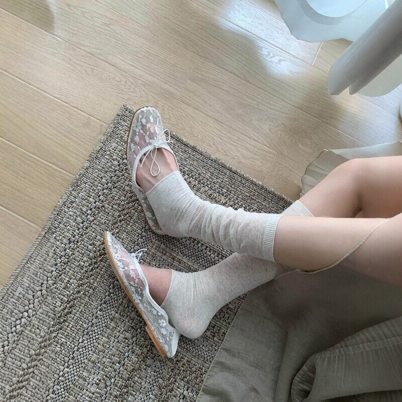 1 ペアのシアーメッシュスラウチーレッグウォーマー、レイジー - Boot Sock Slouchy のレビューと価格