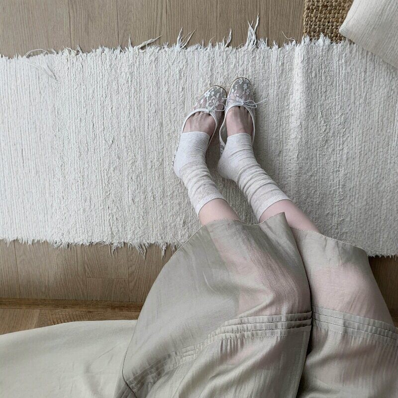 1 ペアのシアーメッシュスラウチーレッグウォーマー、レイジー - Boot Sock Slouchy のレビューと価格