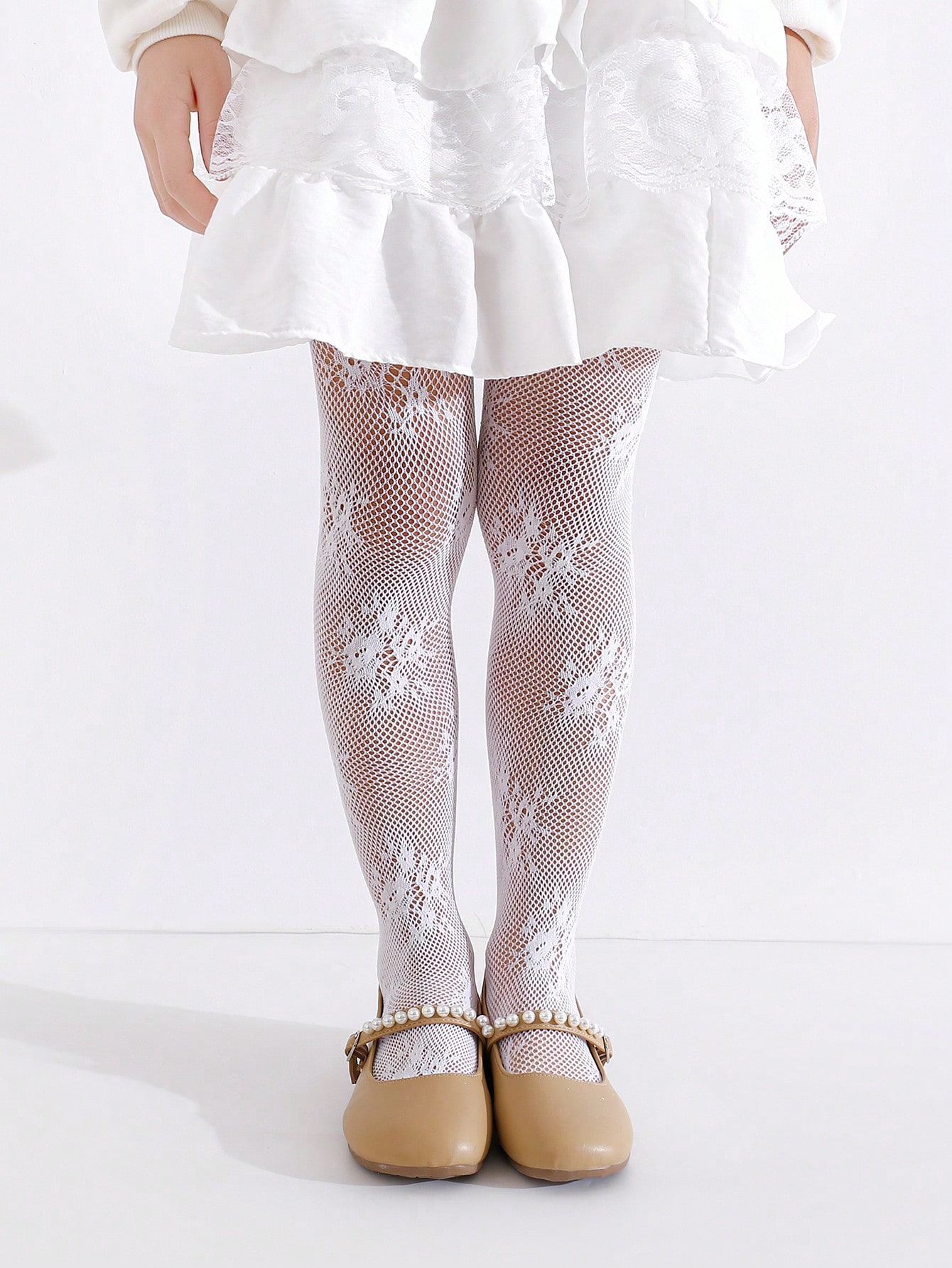 2 パック子供中空網タイツ抗蚊通気性レース薄手のパンスト幼児 - Tights Pantyhose Sheer のレビューと価格