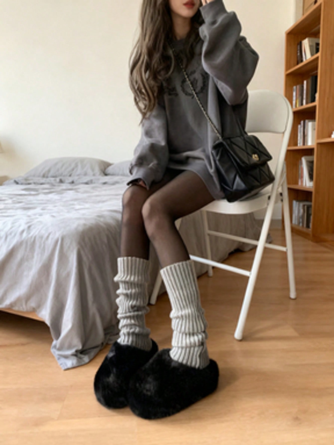 2 個 70 センチメートル拡張レッグウォーマー女性ロリータ - Boot Sock Slouchy のレビューと価格