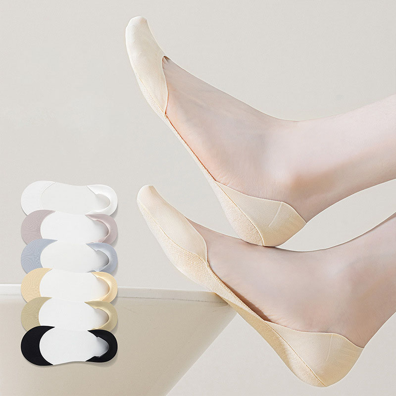 女性用インビジブルノーショーライナーソックス、滑り止めシリコ - Invisibility Sock Loafer のレビューと価格