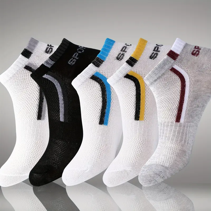 30足組 メンズ メッシュ 通気性 アンクルソックス カラー - Ankle Sock Low Cut のレビューと価格