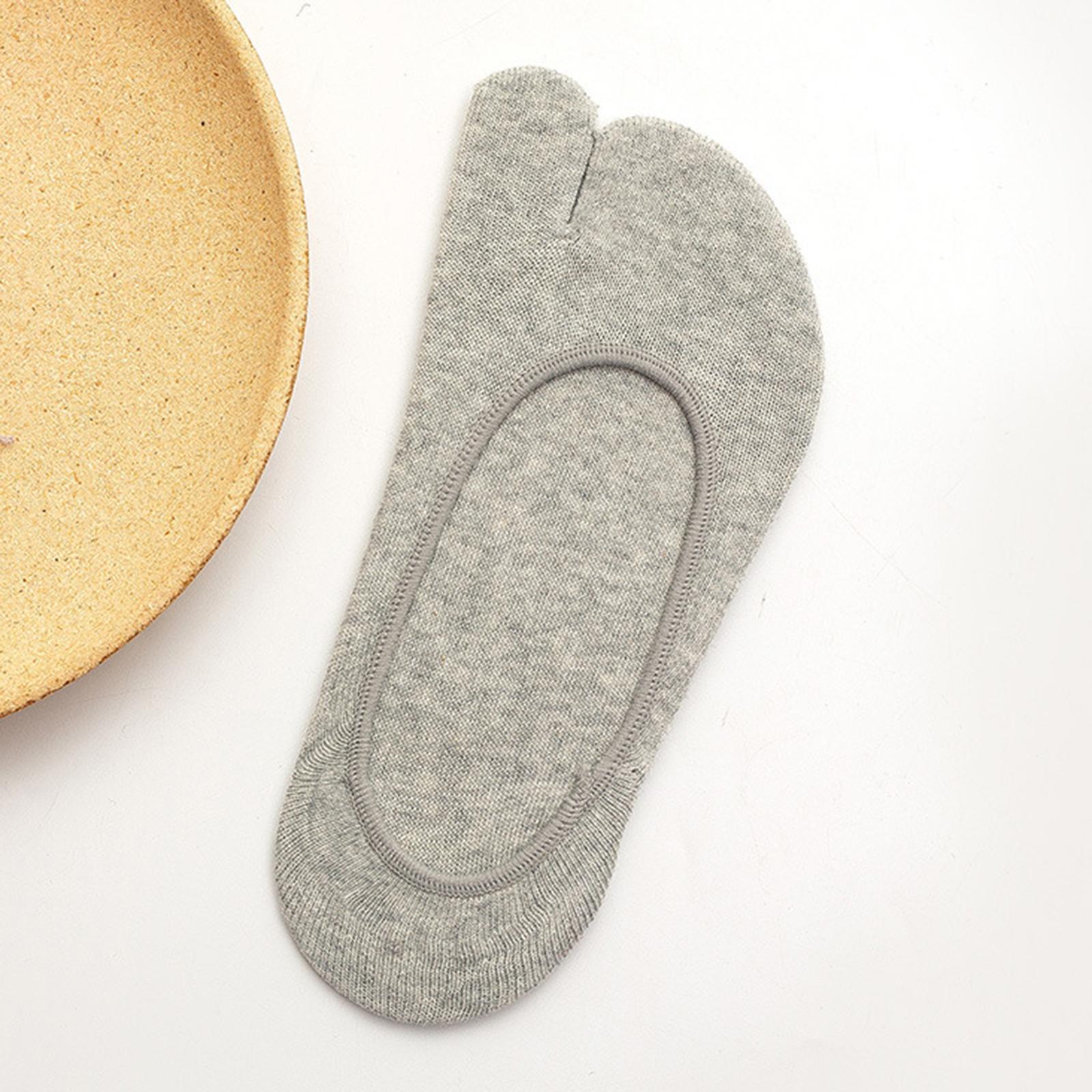 女性用ノーショースプリットトゥソックス、通気性のあるコットン - Invisibility Sock Loafer のレビューと価格