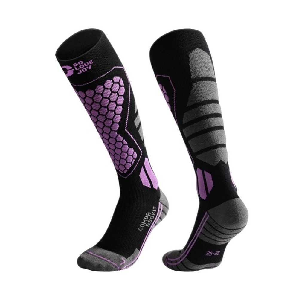 新しい厚手のスキーソックス、通気性のある滑り止めニーハイソッ - Thermal Sock Winter のレビューと価格