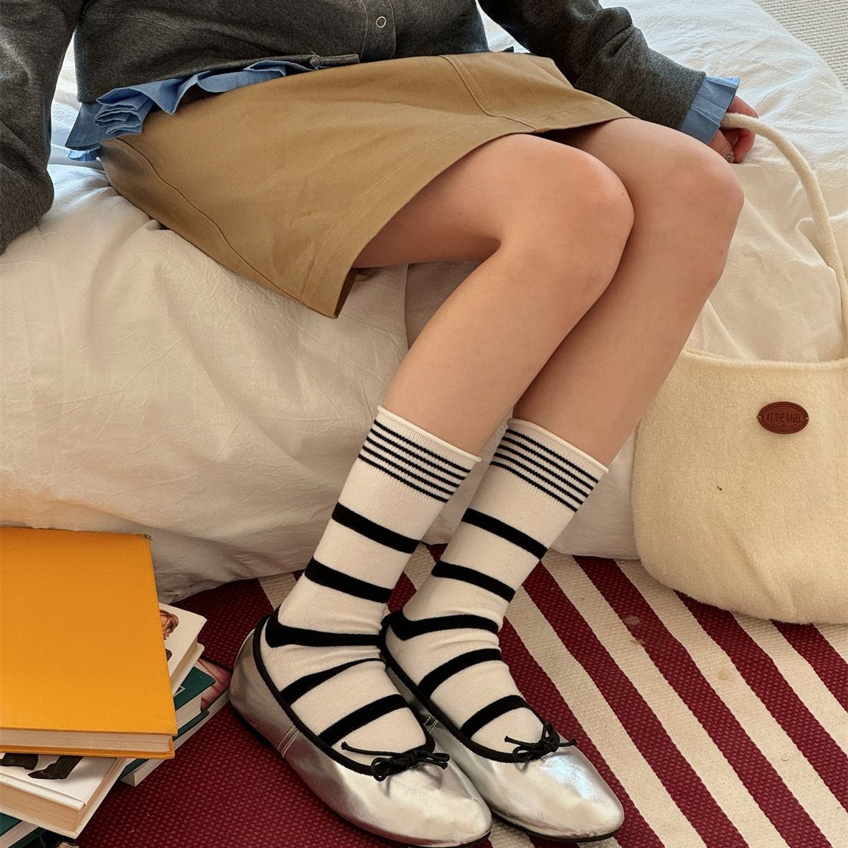 Sp & city-女性用ストライプウールとシルクの靴下,柔 - Silk Sock Bamboo のレビューと価格
