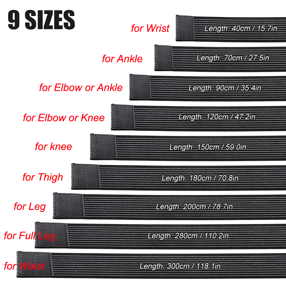 1 個 40-300 センチメートル圧縮包帯プロテクター膝サ - Compression Sleeve Calf のレビューと価格