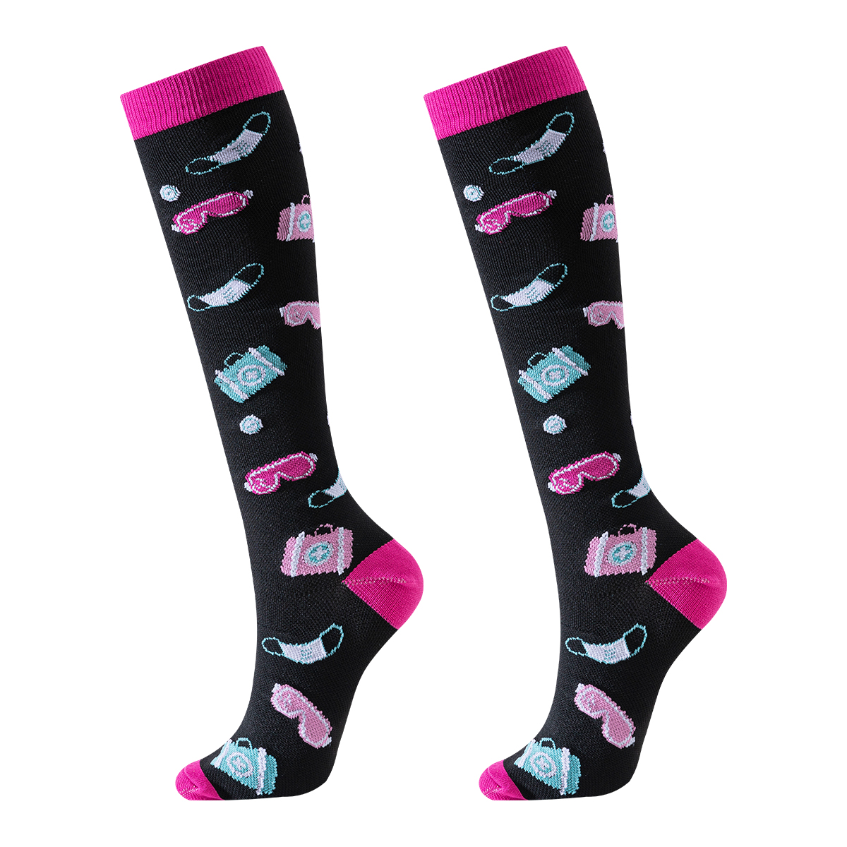 ナースコンプレッションソックス メンズ レディース 4足組  - Compression Sock Medical のレビューと価格